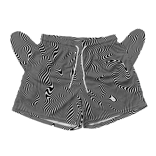 Trippy Wave All Over Print Men's Mesh Shorts